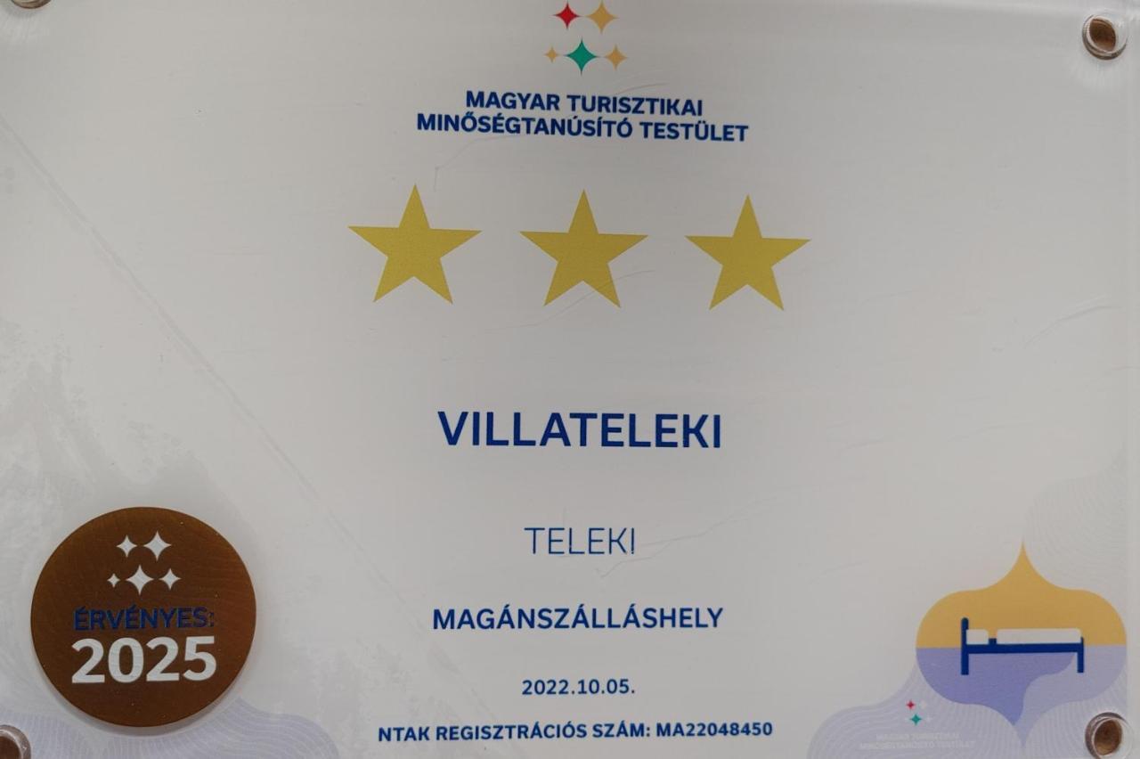 Villa Teleki Exterior foto